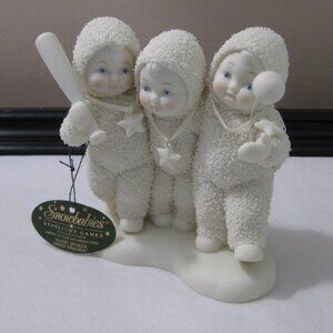 Rare Department 56 Snowbabies Good Sports Good Friends Starlight Games Limited